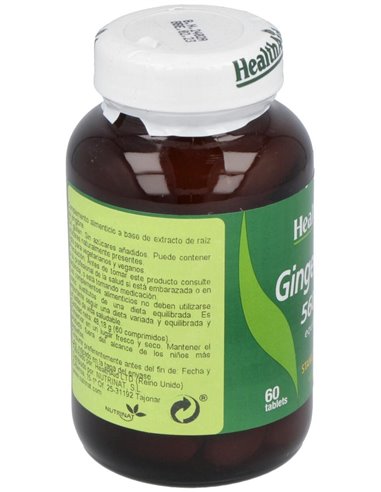 Jengibre (Zingiber Officinalis) 560 Mg 60 Comp de Health Aid