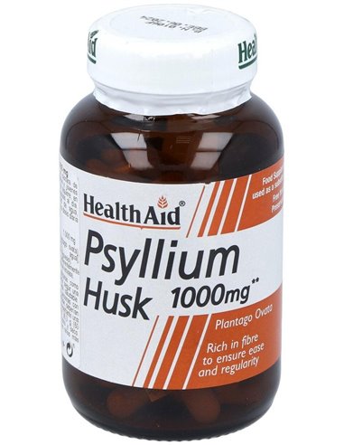 Fibra De Cáscara De Psyllium  60 Vcáps de Health Aid