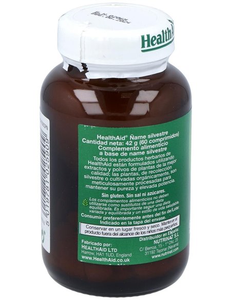 Ñame Silvestre (Dioscorea Villosa) 500 Mg 60 Comp de Health Aid