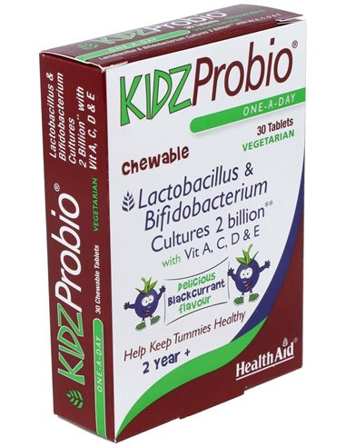 Kidzprobio 2000Millones Y Vitaminas 30Comp. Health de Health Aid