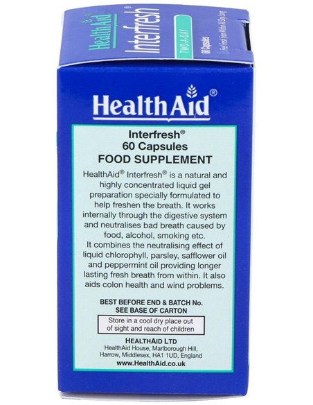 Interfresh 60 Cáps de Health Aid