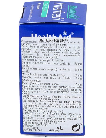 Interfresh 60 Cáps de Health Aid