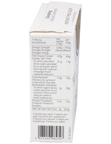 Sopa De Miso Y Algas (4X10G) de Clearspring