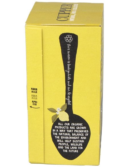 Limon Y Jengibre Infusion 20 Bolsitas.Bio de Cupper
