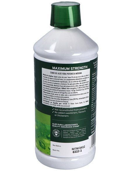 Zumo Aloe Vera Potencia Máxima Grande 1 L  de Madal Bal