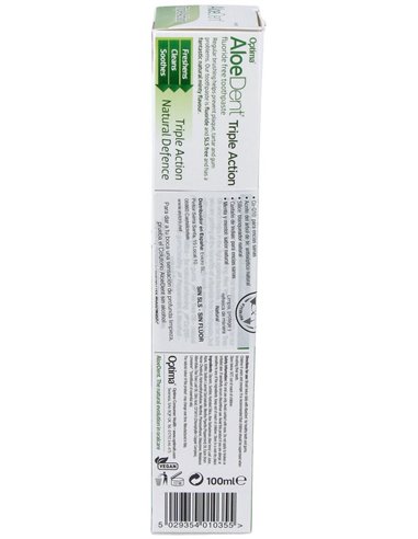 Aloedent Aloe Vera Triple Accion Dentifrico 100Ml. de Madal Bal