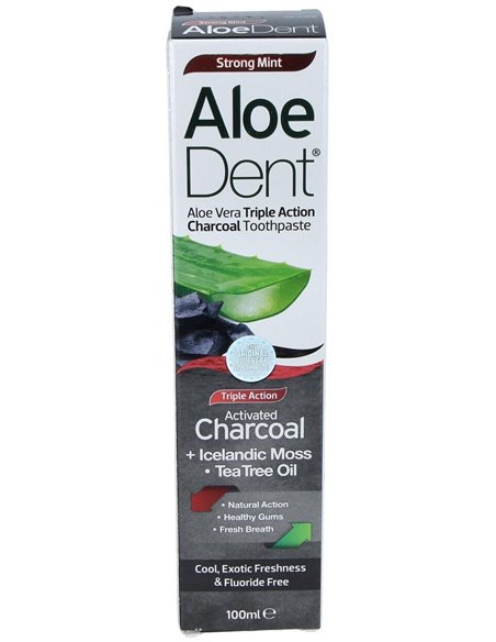 Dentífrico Aloe Con Carbón Activo 100 ml  de Madal Bal