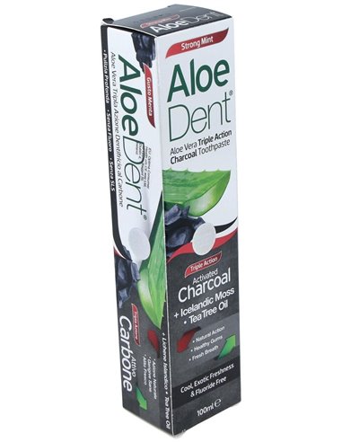 Dentífrico Aloe Con Carbón Activo 100 ml  de Madal Bal