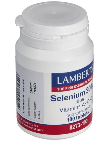 Selenio 200 µg con Vitaminas A+C+E de Lamberts