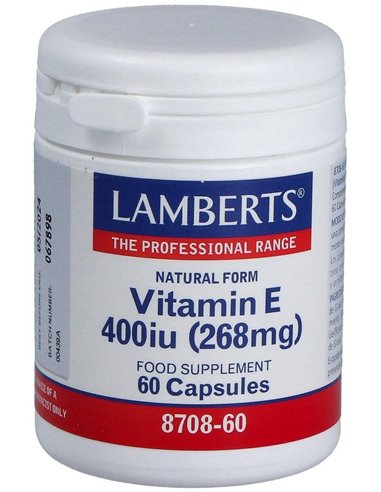 Vitamina E Natural 400 UI de Lamberts