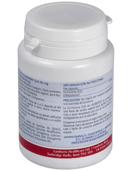 Coenzima Q10 30 mg de Lamberts