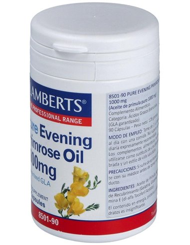 Aceite de Prímula 1000 mg 90 Caps. de Lamberts