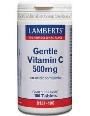 Gentle Vitamina C 500 mg (Forma suave, no ácida) de Lamberts