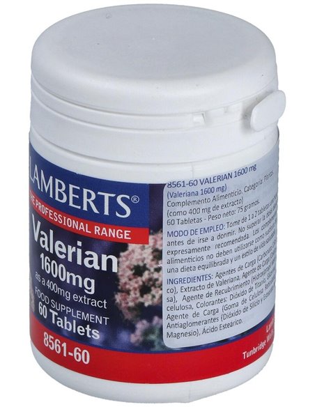 Valeriana 1600 mg (Valeriana officinalis) de Lamberts