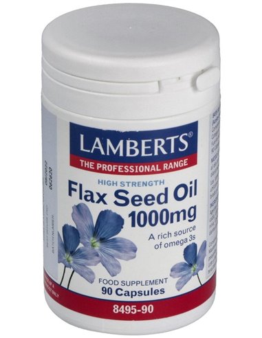 Aceite de semillas de Lino 1000 mg 90 Caps. de Lamberts
