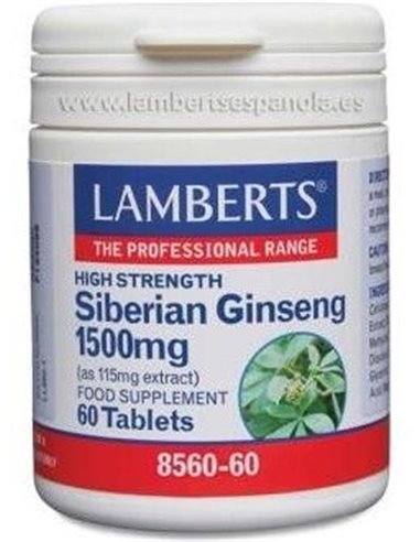 Ginseng Siberiano 1500 mg de Lamberts