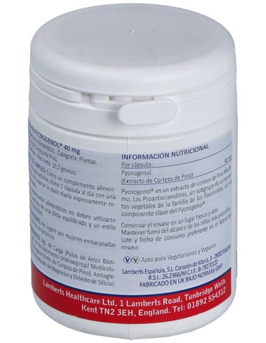 Pycnogenol® 60 Caps. de Lamberts