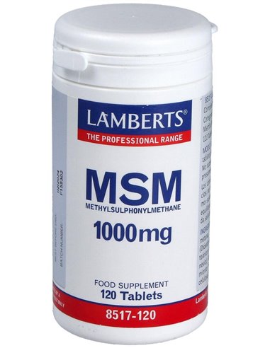 MSM 1000 mg 120 Tabs. de Lamberts