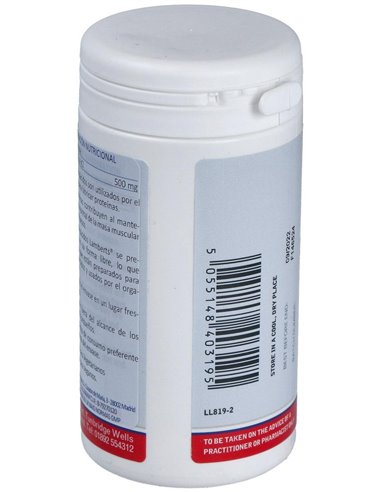 L-Ornitina HCl 500 mg 60 Caps. de Lamberts