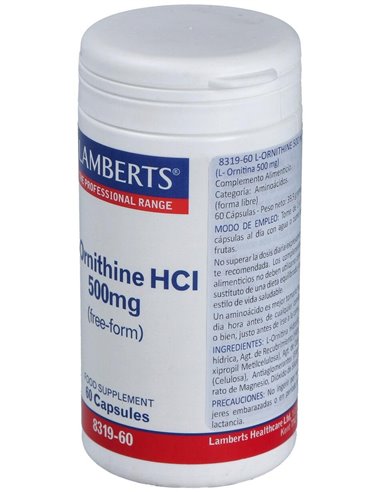 L-Ornitina HCl 500 mg de Lamberts