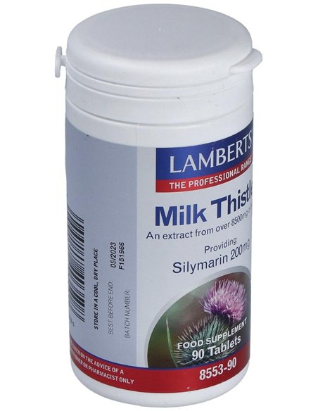 Cardo Mariano 6250 mg (200 mg de Silimarina) de Lamberts