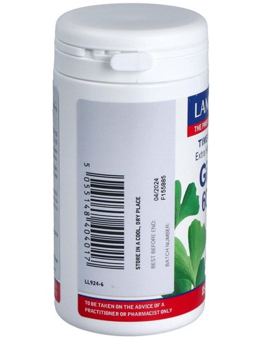 Ginkgo Biloba 6000 mg 180 Tabs.  de Lamberts