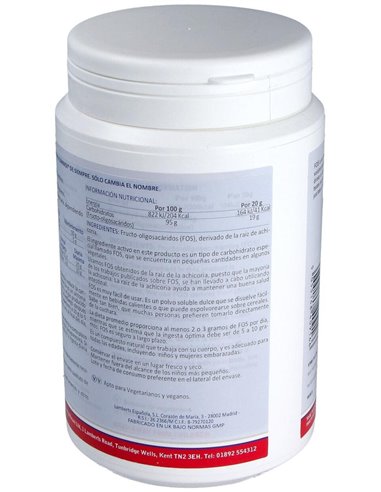 FOS® (Fructo-Oligosacáridos en polvo) 500 g de Lamberts
