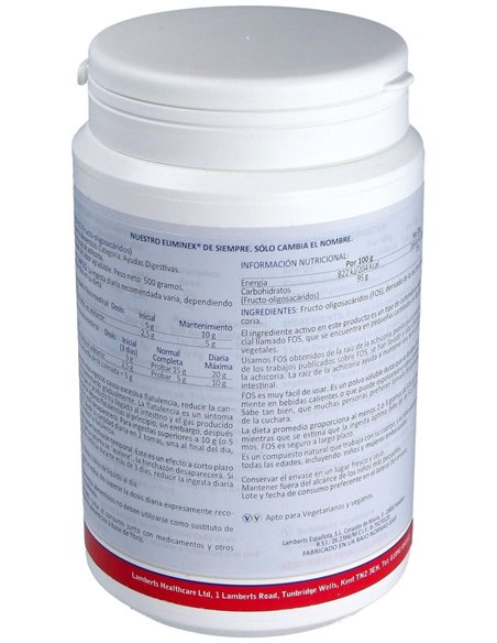 FOS® (Fructo-Oligosacáridos en polvo) de Lamberts