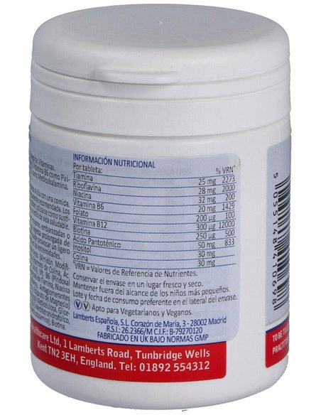 Methyl B Complex 60 Tabs. de Lamberts