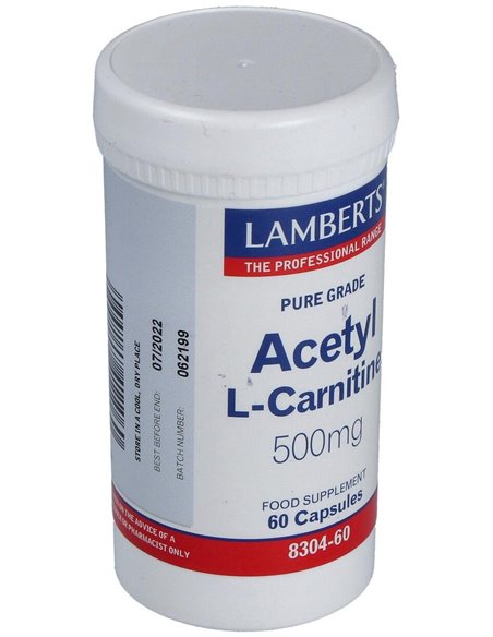 L-Acetil Carnitina HCl 500 mg de Lamberts