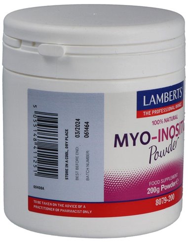 Myo Inositol en polvo 100% Natural 200 g de Lamberts