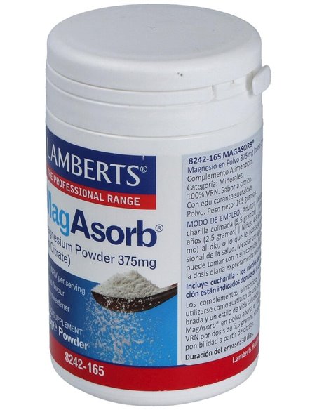 MagAbsorb® Mag 375 mg (en polvo) 165 g de Lamberts