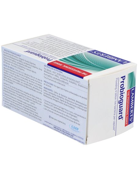 Probioguard® (4 cepas probióticas) 60 Caps. de Lamberts