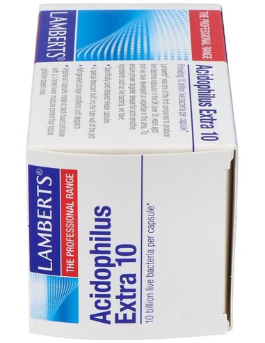 Acidophilus Extra 10 (10000 millones por cápsula) 60 Caps. de Lamberts