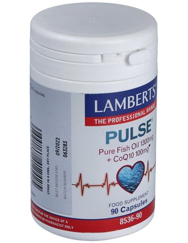 Pulse® (Aceite Pescado 1300 mg  + CoQ10 100 mg) de Lamberts
