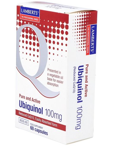 Ubiquinol 100 mg 60 Caps. de Lamberts