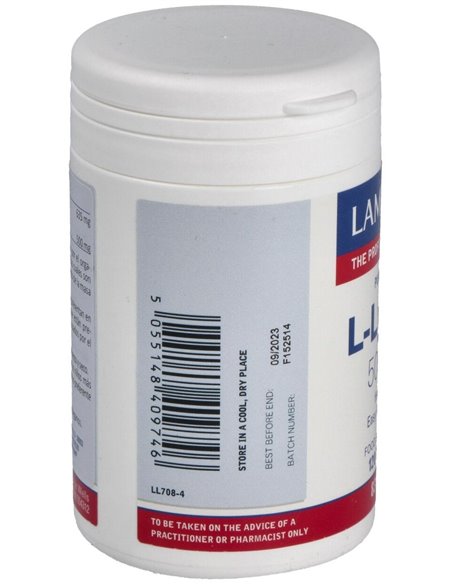 L-Lisina HCl 1000 mg 120 Tabs. de Lamberts