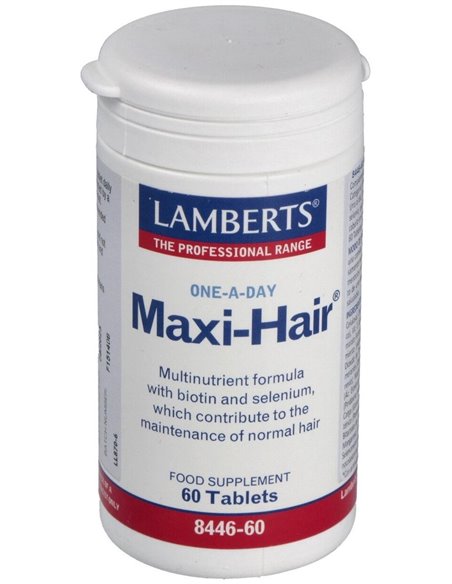 Maxi Hair® (Bienestar del cabello) 60 Tabs. de Lamberts