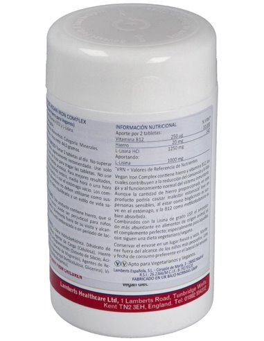 Bio- Iron Complex   120 Tabs. de Lamberts