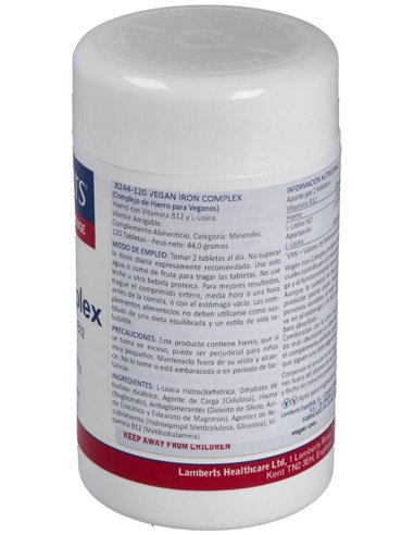 Bio- Iron Complex   120 Tabs. de Lamberts