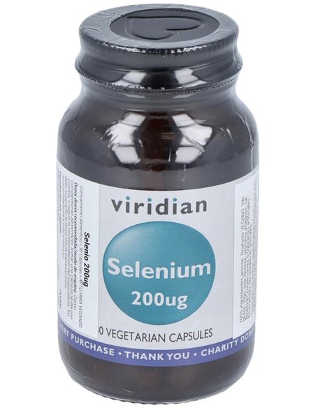 Selenio 200Ug 30Cap.Veg. de Viridian