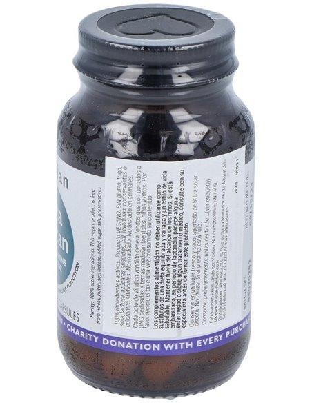 Beta Glucano 250Mg. Plus Vit C, D3, Zinc 30Cap.Veg de Viridian