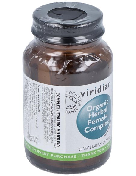 Complex Herbario Mujer 30Cap.Veg. Bio de Viridian