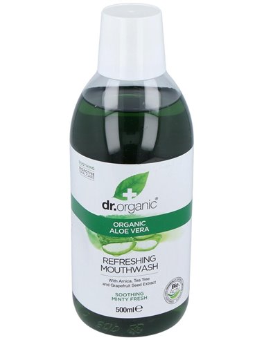 Enjuague Bucal Aloe Vera Organico 500Ml. de Dr. Organic