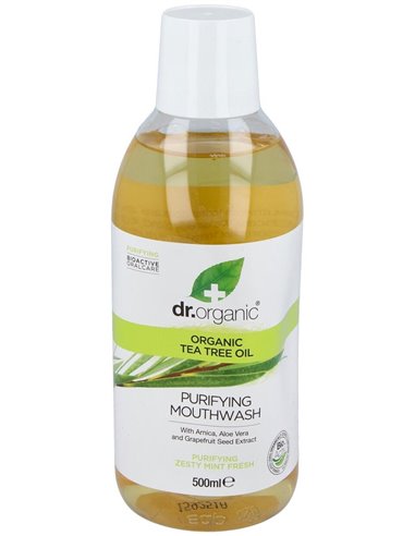 Enjuague Bucal Arbol Del Te Organico 500Ml. de Dr. Organic