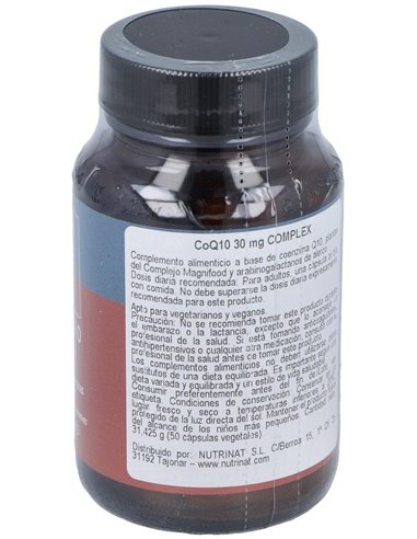 Co Q10 30Mg.Complex 50Vcap. de Terranova