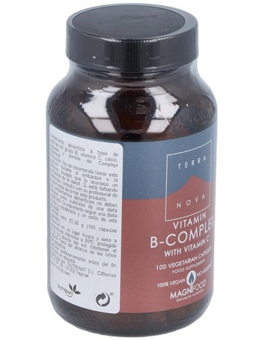 B-Complex Con Vitamina C 100 Vcáps de Terranova