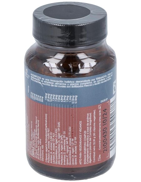 Enzimas Digestivas Complex 50 Vcáps de Terranova