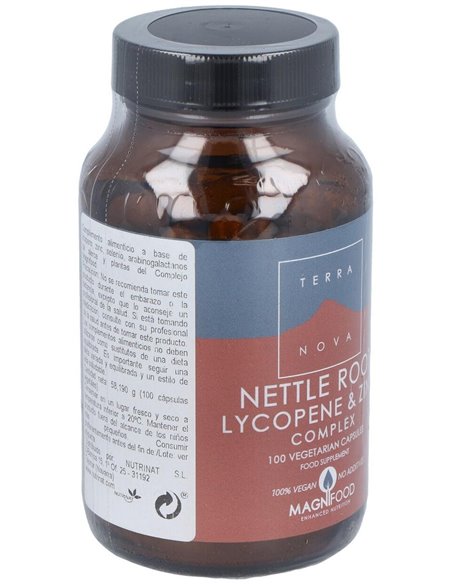 Ortiga,Licopeno Y Zinc Complex 100Vcap.. de Terranova