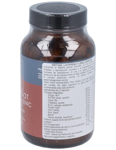 Ortiga,Licopeno Y Zinc Complex 100Vcap.. de Terranova